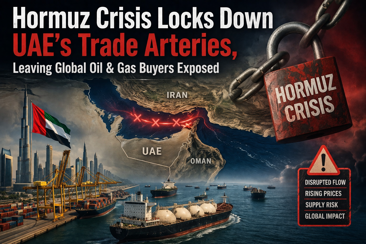 Hormuz Crisis Locks Down UAE’s Trade Arteries, Leaving Global Oil & Gas Buyers Exposed