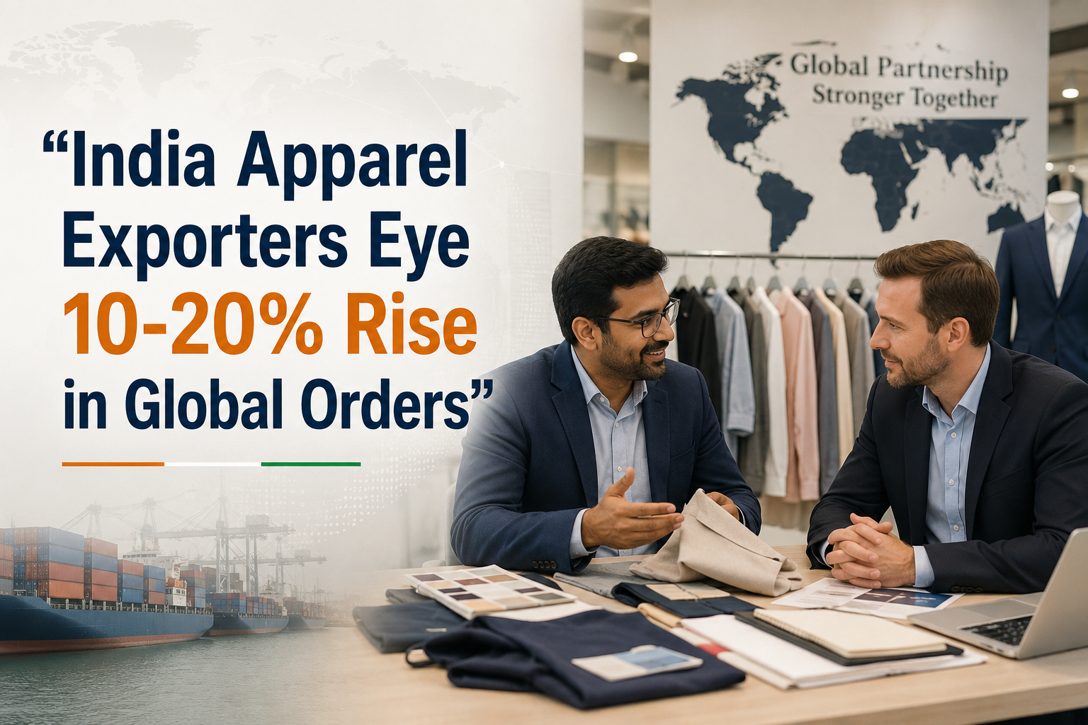 India Apparel Exporters Eye 10-20% Rise in Global Orders