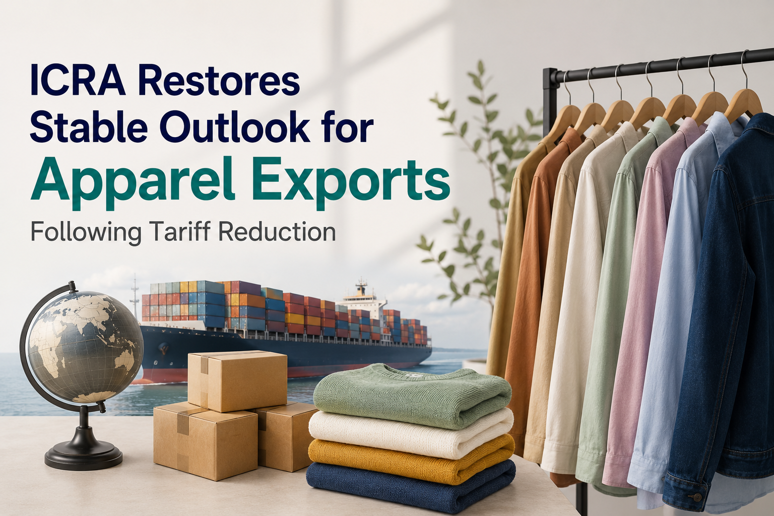 ICRA Restores Stable Outlook for Apparel Exports Following Tariff Reduction