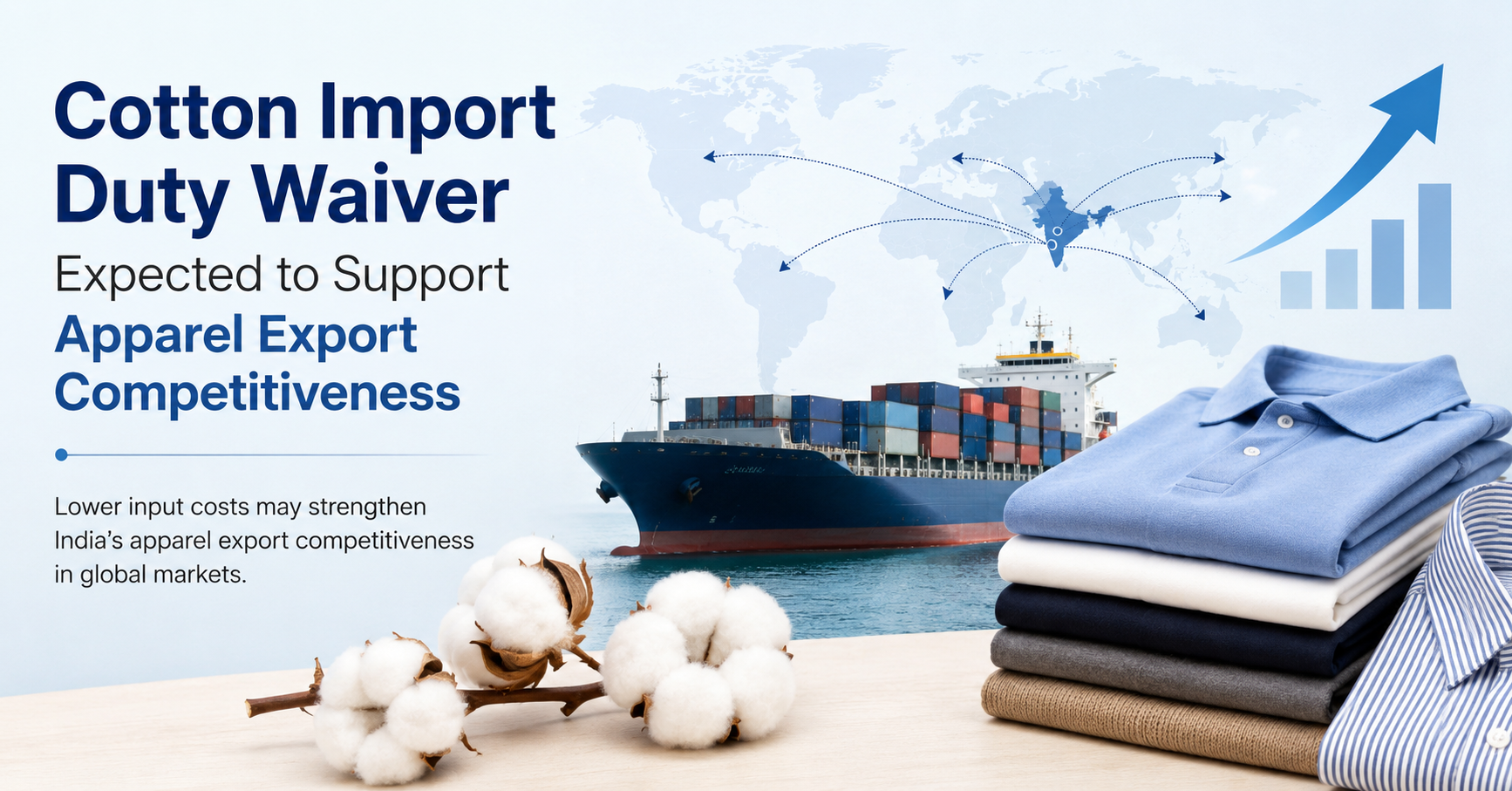 Cotton Import Duty Waiver Expected To Support Apparel Export Competitiveness